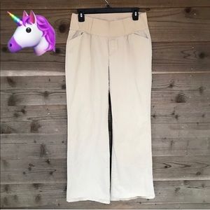 GAP Maternity Perfect Khakis Bootcut Pants Sz 10